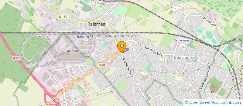 localisation de l'entreprise LEMPEREUR MOBILITE URBAINE  RAISMES