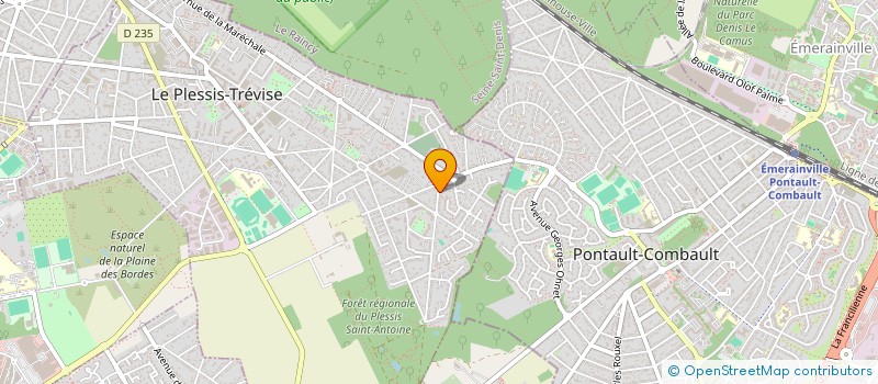 localisation de l'entreprise LEMPI02  LE PLESSIS-TREVISE