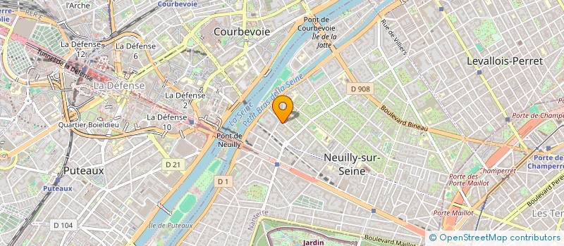 localisation de l'entreprise LEMRAH INVEST LDA à NEUILLY-SUR-SEINE