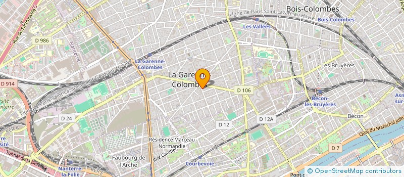 localisation de l'entreprise LEMS EMPIRE à LA GARENNE-COLOMBES