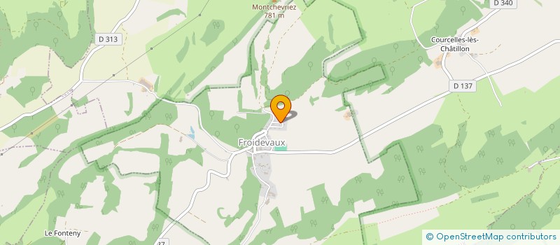 localisation de l'entreprise LEMS INVEST  FROIDEVAUX