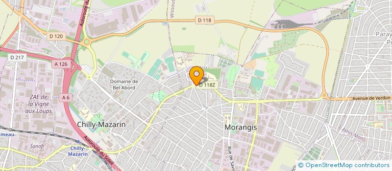localisation de l'entreprise LEMSELLEK EL HASSAN M SELGUE L à MORANGIS