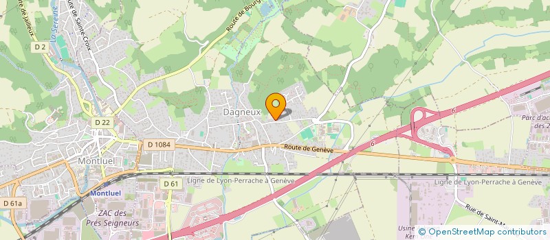 localisation de l'entreprise LEMTECH  DAGNEUX