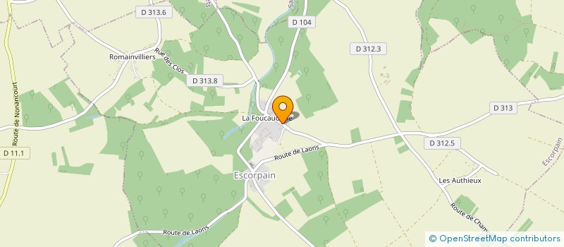 localisation de l'entreprise LEMURIA à ESCORPAIN