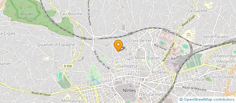 localisation de l'entreprise LEMURIA  NIMES