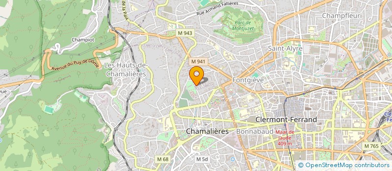 localisation de l'entreprise LEMURIA  CHAMALIERES