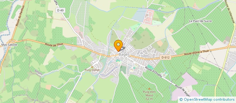 localisation de l'entreprise LEMY  BAGES