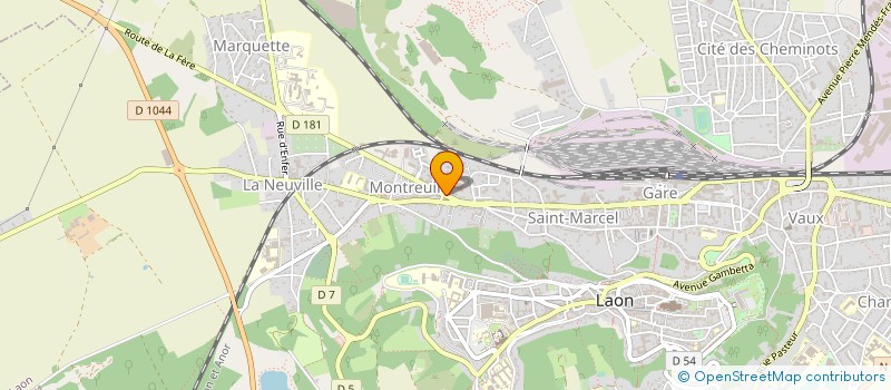 localisation de l'entreprise LEN DISTRIBUTION à LAON
