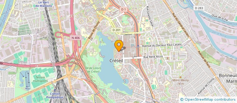 localisation de l'entreprise LEN SOFT  CRETEIL