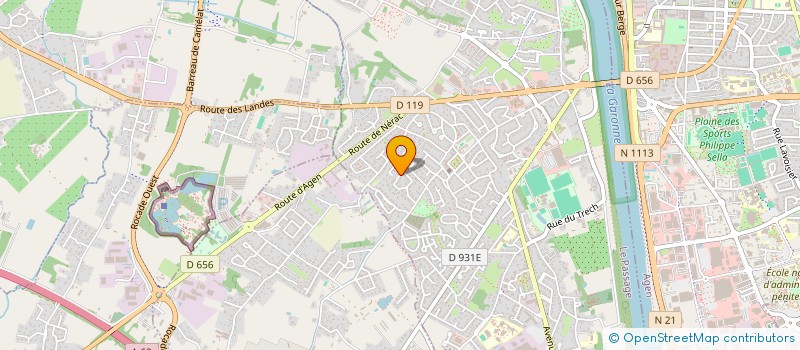 localisation de l'entreprise LENA 31  LE PASSAGE