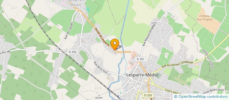 localisation de l'entreprise LENA  GAILLAN-EN-MEDOC