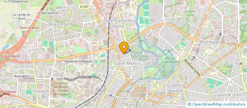 localisation de l'entreprise LENA  RENNES