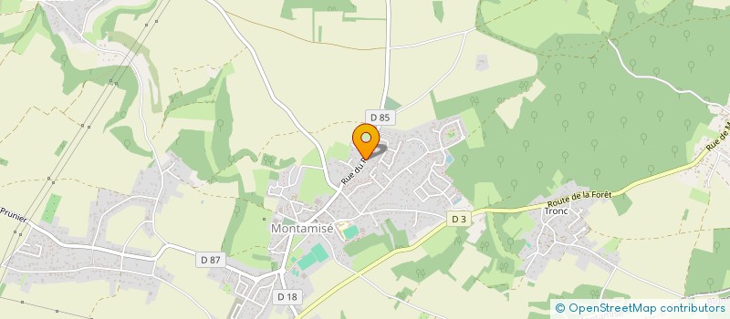 localisation de l'entreprise LENA  MONTAMISE