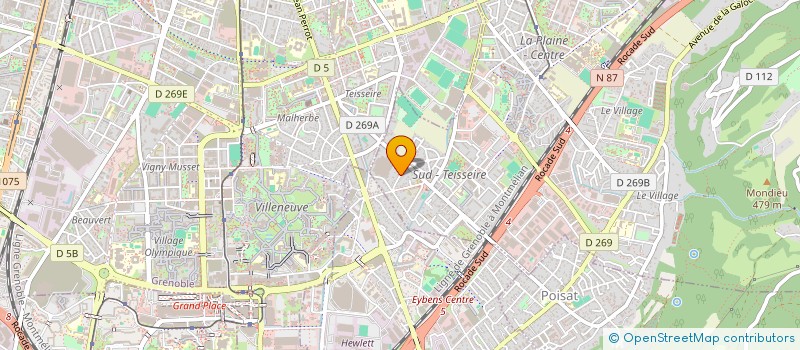 localisation de l'entreprise LENA  SAINT-MARTIN-D'HERES