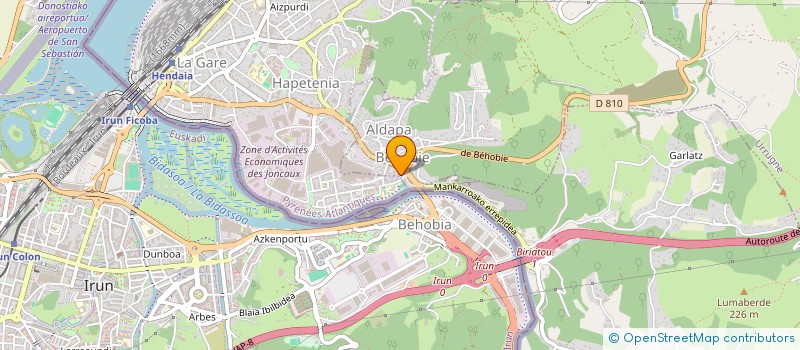 localisation de l'entreprise LENA  URRUGNE