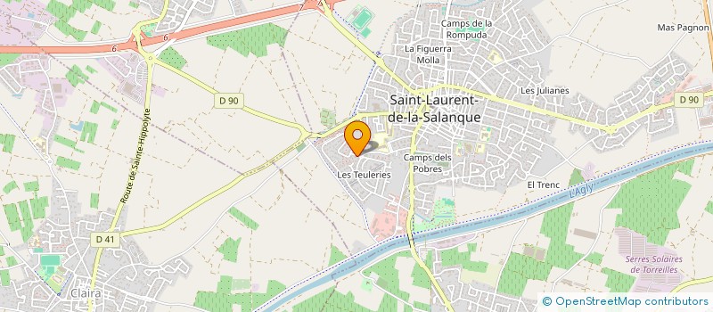 localisation de l'entreprise LENA à SAINT-LAURENT-DE-LA-SALANQUE
