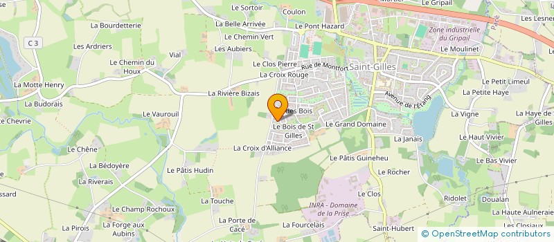 localisation de l'entreprise LENA  SAINT-GILLES