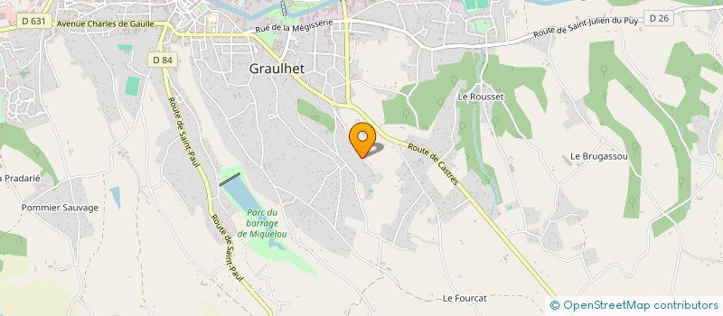 localisation de l'entreprise LENA  GRAULHET