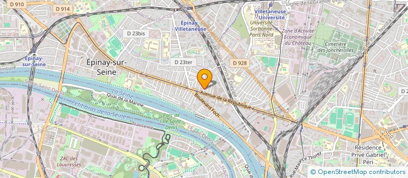 localisation de l'entreprise LENA à EPINAY-SUR-SEINE
