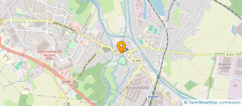 localisation de l'entreprise LENA  ARQUES