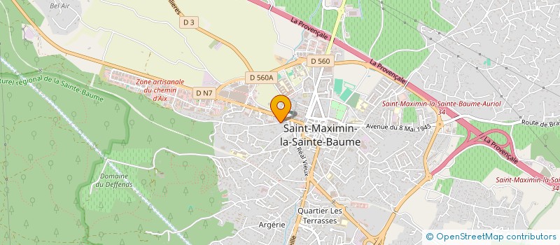 localisation de l'entreprise LENA à SAINT-MAXIMIN-LA-SAINTE-BAUME