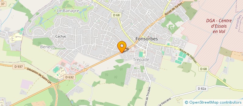 localisation de l'entreprise LENA BEAUTE à FONSORBES