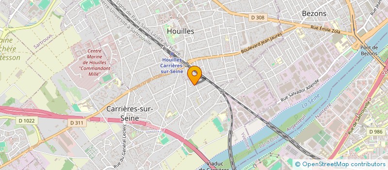 localisation de l'entreprise LENA ET GAUTIER  CARRIERES-SUR-SEINE