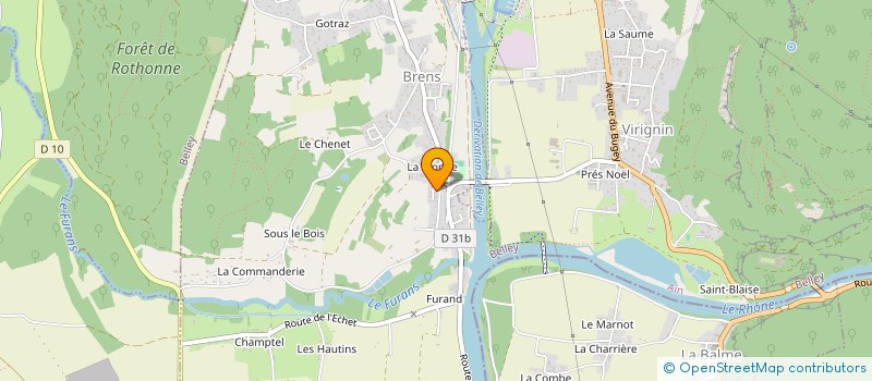 localisation de l'entreprise LENA HOLDING  BRENS