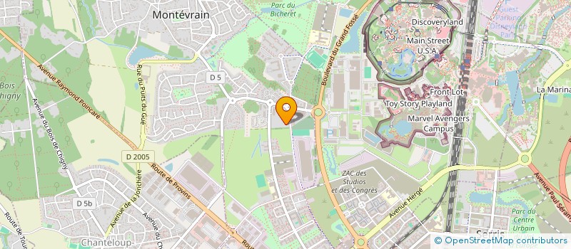 localisation de l'entreprise LENA HOME  MONTEVRAIN