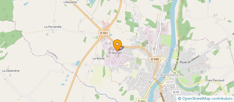 localisation de l'entreprise LENA HOME CONNECT à CONFOLENS