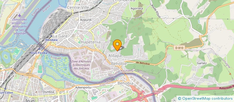 localisation de l'entreprise LENA IMMOBILIER  URRUGNE