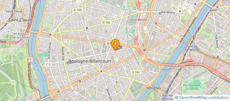 localisation de l'entreprise LENA INVEST à BOULOGNE-BILLANCOURT