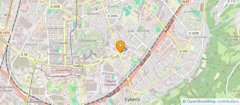 localisation de l'entreprise LENA INVEST  EYBENS