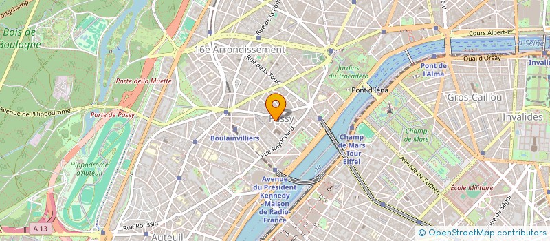 localisation de l'entreprise LENA PASSY  PARIS