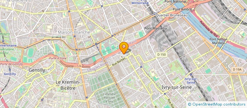 localisation de l'entreprise LENA PLOMBERIE  IVRY-SUR-SEINE