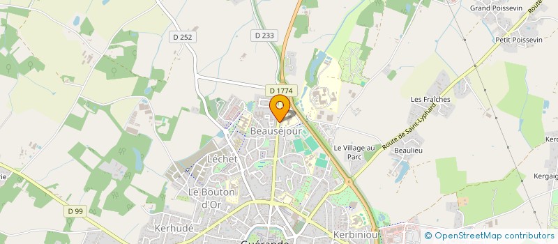 localisation de l'entreprise LENA SERAZIN  GUERANDE