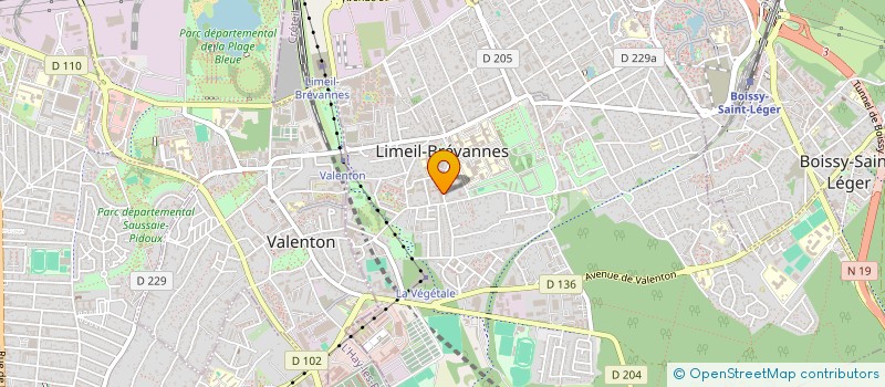 localisation de l'entreprise LENA SHOP à LIMEIL-BREVANNES