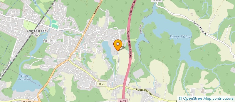 localisation de l'entreprise LENA ZOE  ONDRES