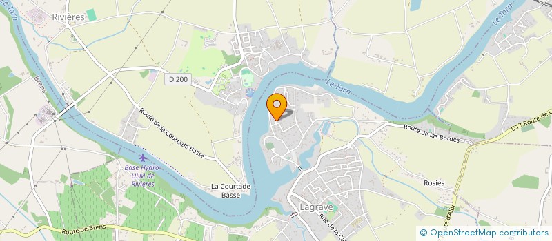 localisation de l'entreprise LENAA PATRIMOINE  LAGRAVE