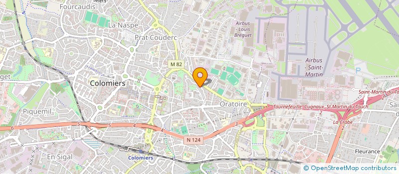 localisation de l'entreprise LENACAM CONSEILS à COLOMIERS