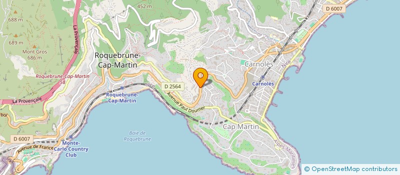 localisation de l'entreprise LENACEBI  ROQUEBRUNE-CAP-MARTIN