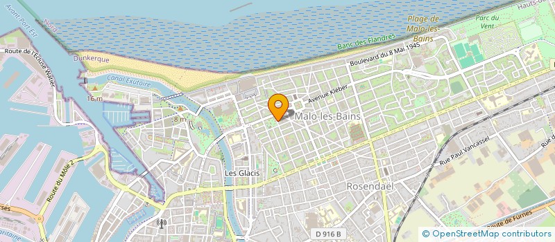 localisation de l'entreprise LENADO à DUNKERQUE