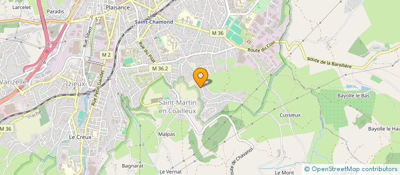 localisation de l'entreprise LENAGELIO  SAINT-CHAMOND