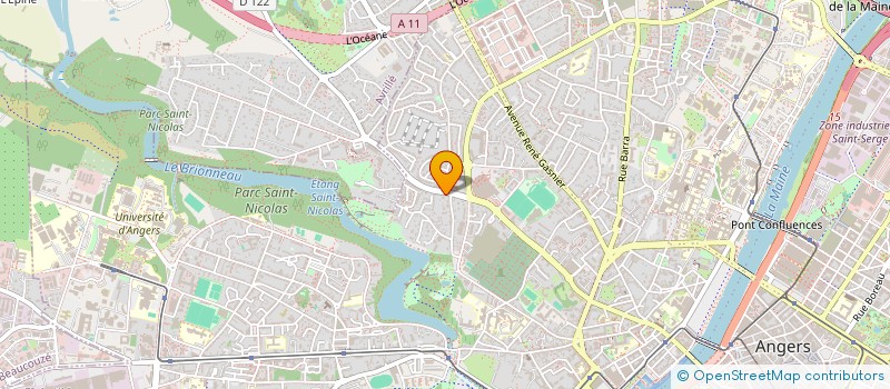 localisation de l'entreprise LENAIC à ANGERS