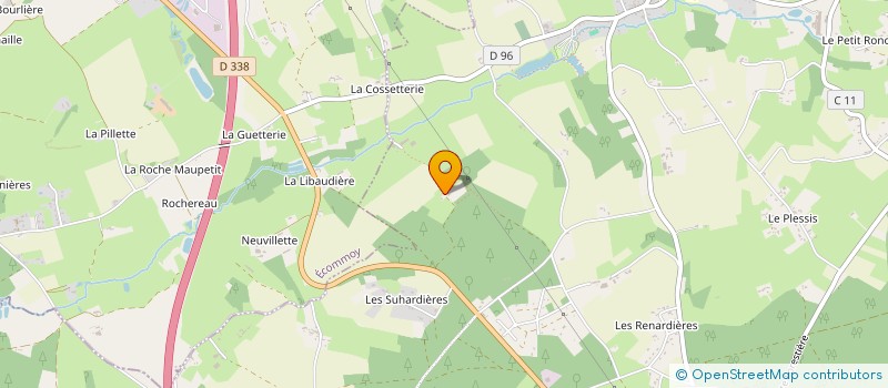 localisation de l'entreprise LENAIN TERRASSEMENT EN ABREGE LMTP  MARIGNE LAILLE