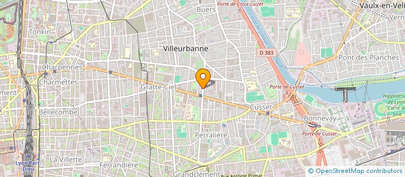 localisation de l'entreprise LENAINT-MORNIEUX  VILLEURBANNE