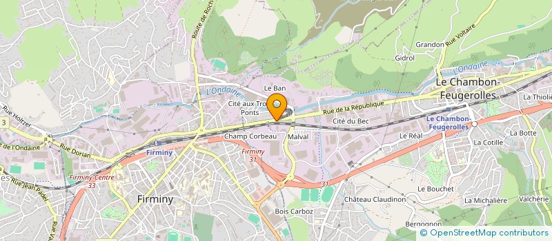 localisation de l'entreprise LENAIS  LE CHAMBON-FEUGEROLLES