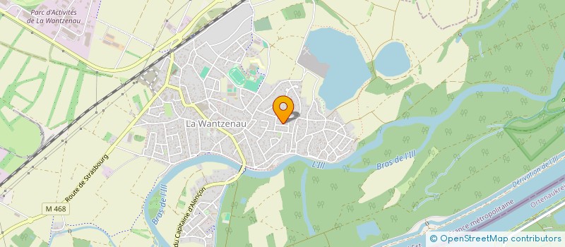 localisation de l'entreprise LENAKA  LA WANTZENAU