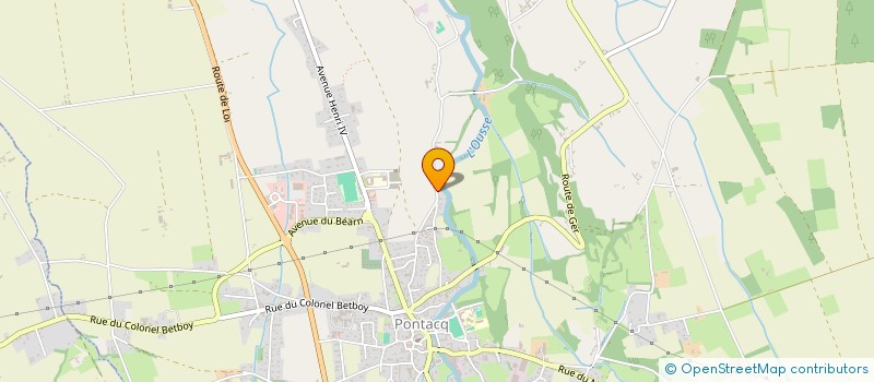 localisation de l'entreprise LENALAIN  PONTACQ