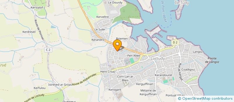 localisation de l'entreprise LENALISA  LOCTUDY